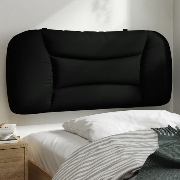 vidaXL Headboard Cushion Black 100% Polyester 31.5 in Headboard Cushion