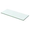 vidaXL Glass Panel Clear Tempered glass 19.7 x 5.9 in Glass surface