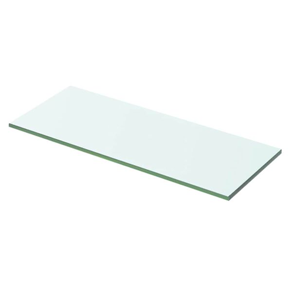 vidaXL Glass Panel Clear Tempered glass 19.7 x 5.9 in Glass surface