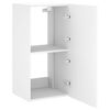 vidaXL TV Wall Cabinet White Engineered wood Medium Wall mounting