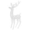vidaXL Christmas Reindeer Set of 2 Cool White Acrylic XXL
