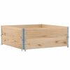 vidaXL Garden Planter Natural Wood Solid Pine Wood Large Foldable