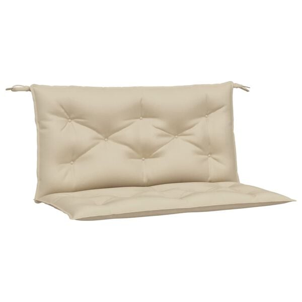 vidaXL Garden Bench Cushions 2pcs Beige 39.4"x19.7"x2.8" Oxford Fabric