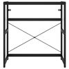 vidaXL Bathroom Washbasin Frame Black Powder-coated iron