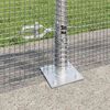 vidaXL Fence with Posts Silver 39.4" x 984.3" Steel