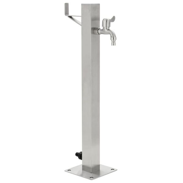 vidaXL Water Column Silver Stainless steel 304 Medium Water Column