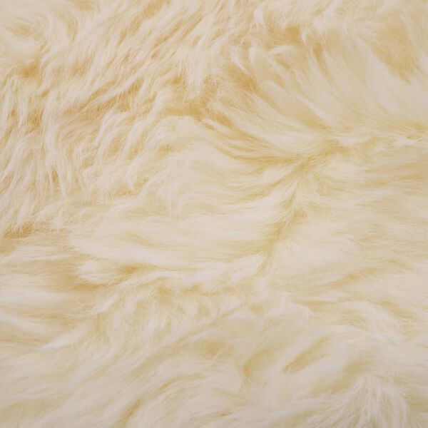 vidaXL Sheep Leather Rug White Real sheep leather 35.4 x 23.6 in