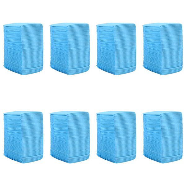 vidaXL Pet Training Pad Set of 400 Blue and white