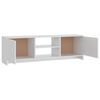 vidaXL TV Stand White 47.2"x11.8"x14.8" Engineered Wood