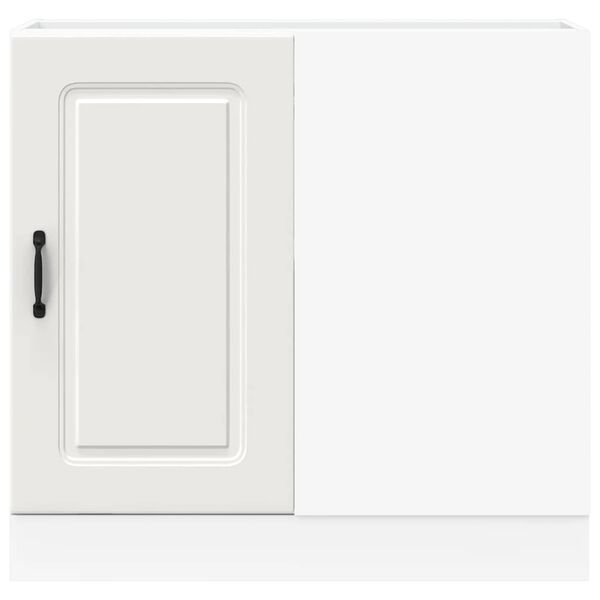 vidaXL Kitchen Base Cabinet White Engineered Wood Medium Adjustable Feet