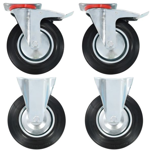 vidaXL Casters 4 pcs 7.87 "