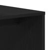 vidaXL Nesting Tables Black Oak 39.37 x 18.90 x 15.75 in