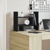 vidaXL Desk Organiser Black 15.2x6.7x15.4" Engineered wood