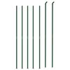 vidaXL Wire Mesh Fence with Flange Green 6.6x32.8'
