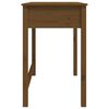 vidaXL Desk Honey brown Solid pine wood Medium Desk Rectangular