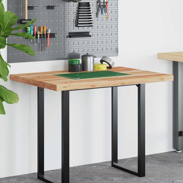 vidaXL Desk Top Oil Finished 39.4x31.5x1.6" Solid Wood Acacia