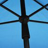vidaXL Garden Parasol Azure Blue Polyester 82.7in x 55.1in Tiltable