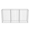 vidaXL Gabion Basket Galvanized Steel 78.7"x19.7"x39.4"
