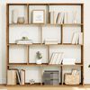 vidaXL Book Cabinet Artisian Oak Engineered Wood 52 x 11.4 x 55.7 in