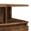 vidaXL Coffee Table Old Wood Engineered Wood, Metal Medium Coffee Table