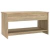 vidaXL Coffee Table Sonoma Oak Engineered wood Medium