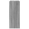 vidaXL Console Table Grey Sonoma Engineered Wood 39.4 x 13.8 x 35.4 in