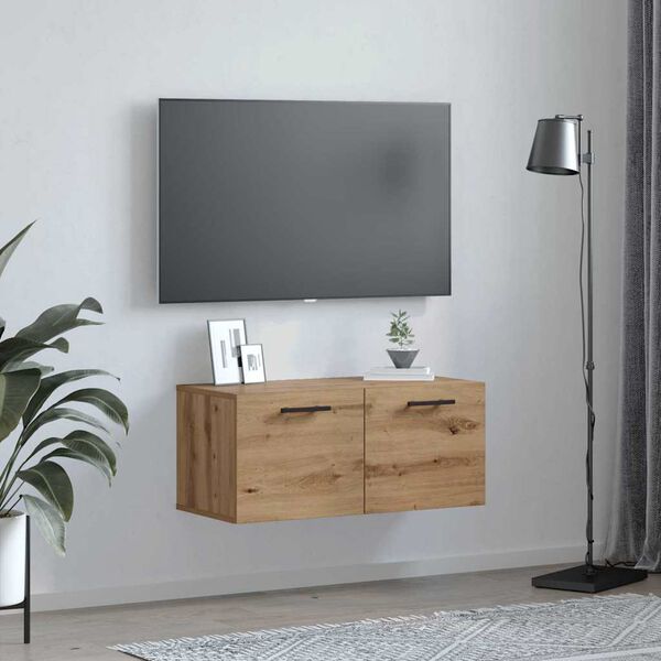 vidaXL Wall Cabinet artisan oak 80 x 36.5 x 35 cm Engineered wood