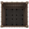 vidaXL Raised Bed 15.7"x15.7"x15" Polypropylene