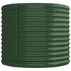 vidaXL Garden Raised Bed Green Powder-coated steel Extra Large Tough