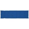 vidaXL Patio Deck Chair Royal Blue Cushion Solid Acacia Wood, 100% Polyester