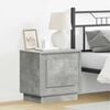 vidaXL Bedside Cabinet Concrete Grey 17.32 x 13.58 x 17.72 in