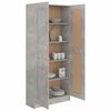 vidaXL Book Cabinet Concrete Grey Engineered Wood, MDF
