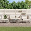 vidaXL Garden Lounge Set Anthracite Poly Rattan Standard Modular
