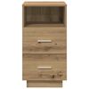 vidaXL Bedside Cabinet Artisan Oak Engineered Wood Medium