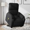 vidaXL Electric Stand Up Massage Recliner Chair Black