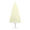 vidaXL Christmas Tree White PE (Polyethylene), steel Large
