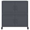 vidaXL Sideboard Anthracite Cold-rolled steel Sideboard Rectangular