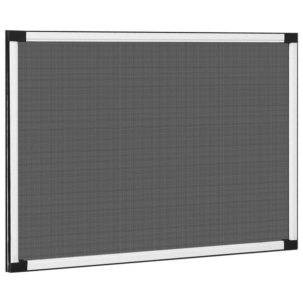 vidaXL Insect Screen White Aluminum frame, Fiberglass mesh with PVC coating