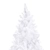 vidaXL Christmas Tree White PVC tree, steel stand Extra Large