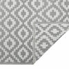 vidaXL Patio Carpet ARAKIL Grey 55.1x78.7" PP