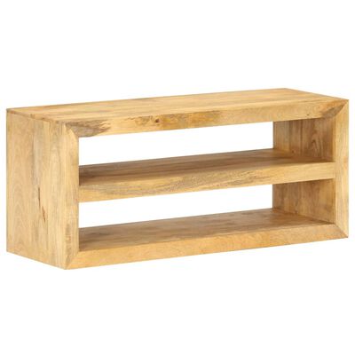 vidaXL TV Cabinet 42.1"x13.8"x17.7" Solid Mango Wood