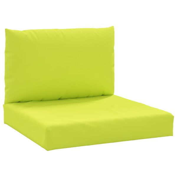 vidaXL Pallet Cushion Bright Green Oxford fabric (100% polyester) Standard