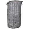 vidaXL Cat House Grey Willow, Polyester Medium Durable Cat House
