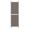 vidaXL 4-Panel Room Divider Anthracite 78.7"x86.6" Fabric