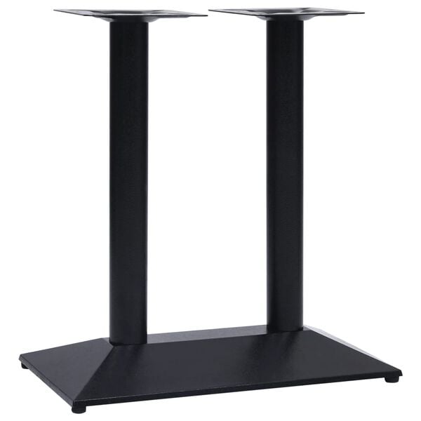 vidaXL Bistro Table Leg Black Cast Iron Standard Industrial