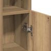 vidaXL Bathroom Cabinet Artisan Oak Engineered Wood Slim
