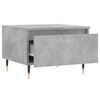 vidaXL Coffee Table Set of 2 Concrete Grey Engineered wood, Metal