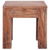 vidaXL Coffee Table Varied brown tones Solid mahogany wood Small