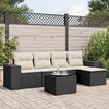 vidaXL Garden Sofa Set Black PE rattan Large Modular Garden Sofa Set