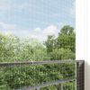 vidaXL Cat Net Transparent Nylon 12 x 3 ft UV-resistant materials